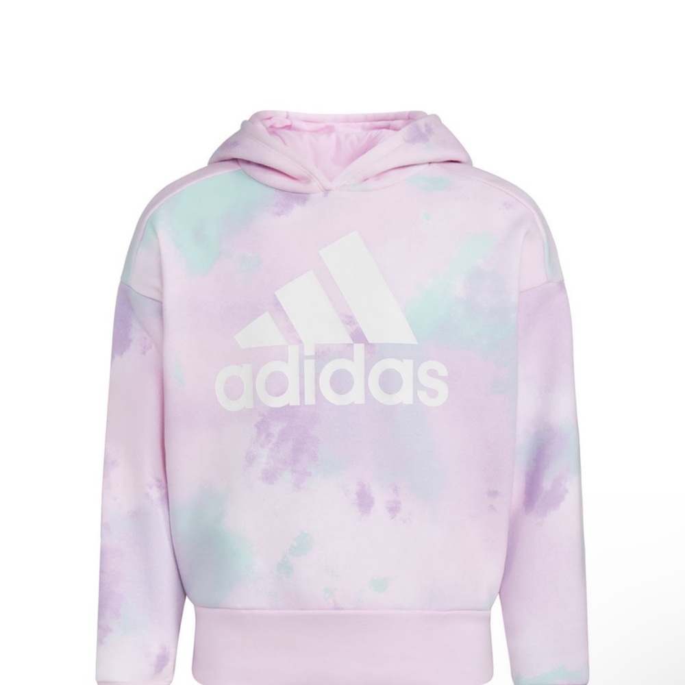 Girls' adidas All Over Print Loose Hoodie